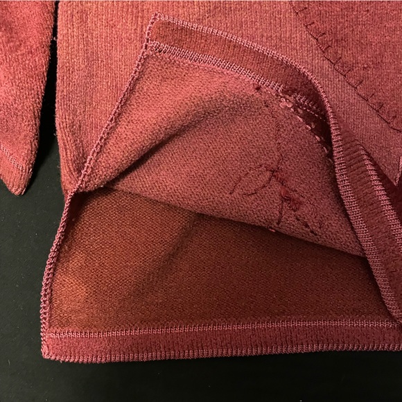 4/$20 | Moffi International Pink Button Up Cardigan Sweater - knit flower patch - Picture 7 of 8